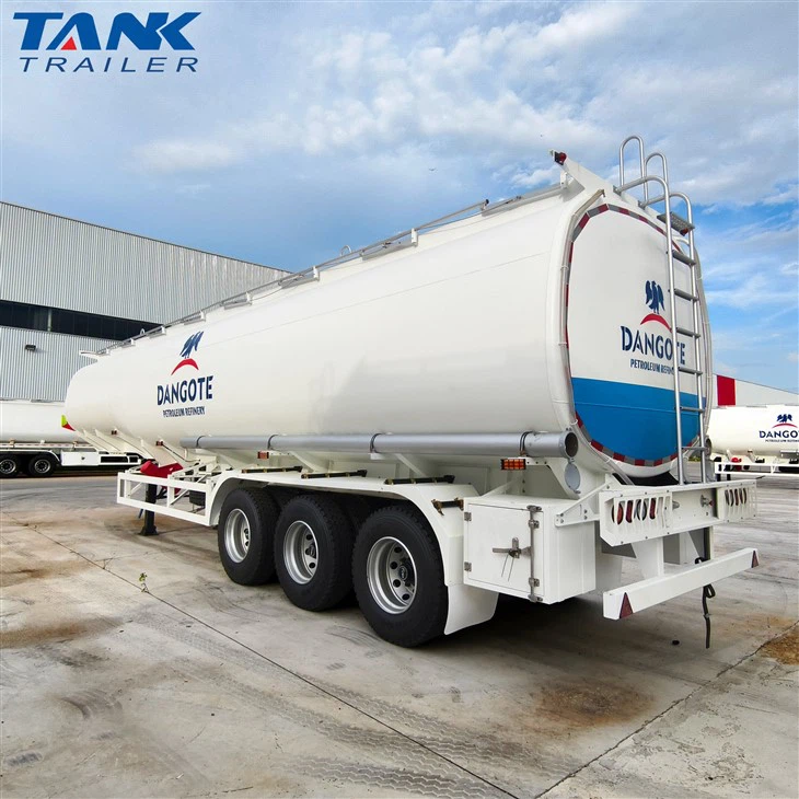 3 محاور مقطورة ناقلة نفط من سبائك الألومنيوم